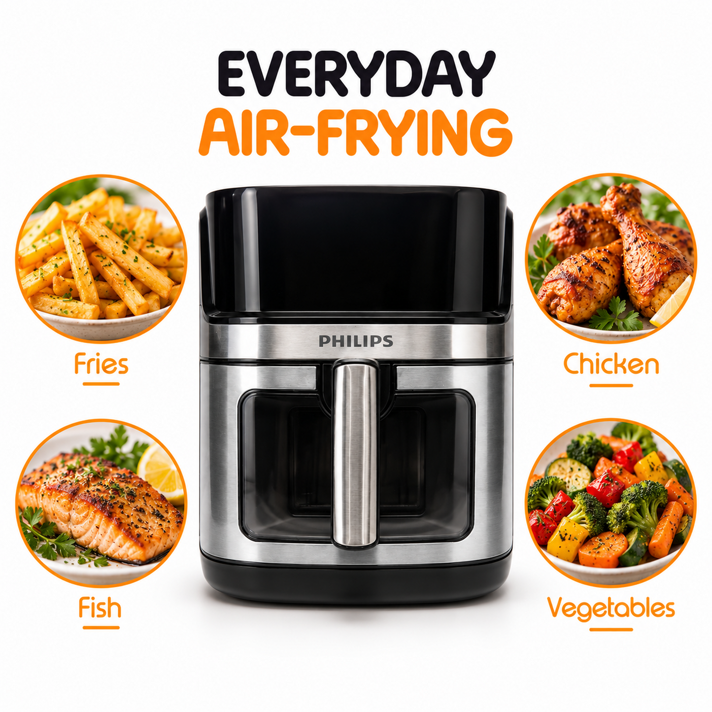 Master Chef PH8082G Window Air Fryer - 14.5L Capacity