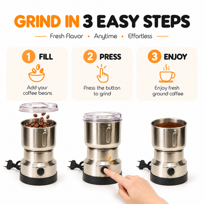 RAF R.7114 Electric Coffee & Spice Grinder - 300W, 350ml