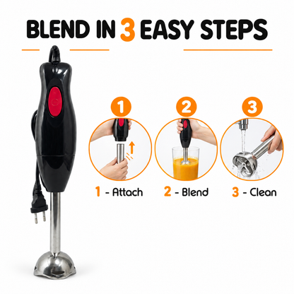 Kenwood Hand Blender with Stainless-Steel Blade
